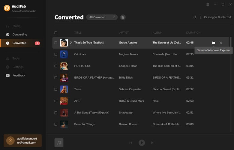 convert converted amazon music in mp3 format