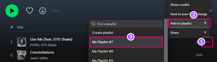 add songs to a collaborative spotify playlist