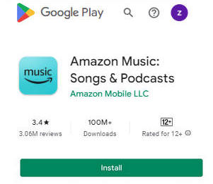 download amazon music app on android