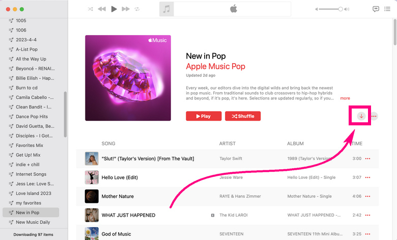 how to download songs from apple music to mac