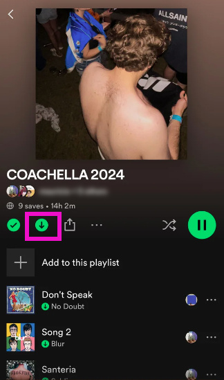 download coachella 2024 on spotify