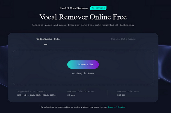 easeus online vocal remover