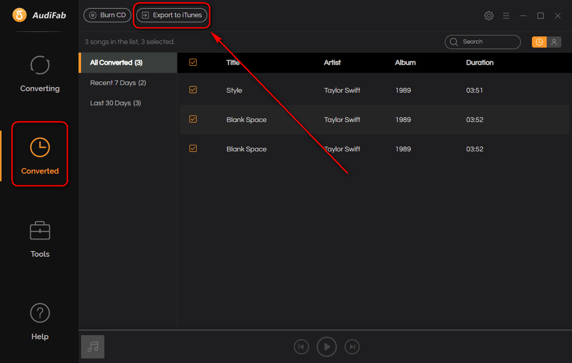 export spotify to itunes