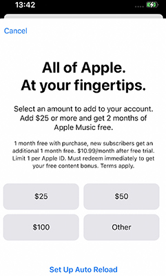 free apple music by apple id