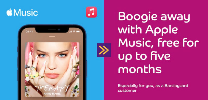 free apple music by barclaycard