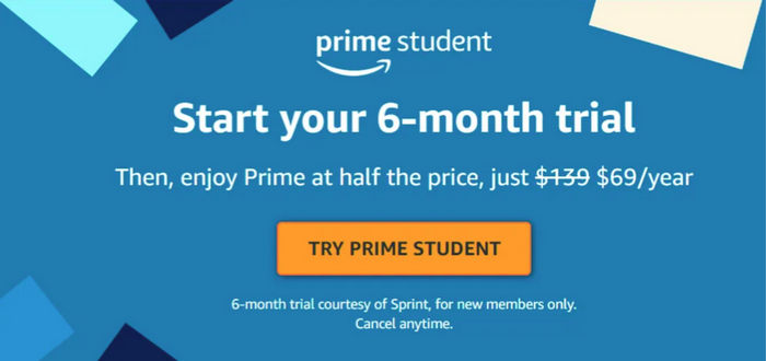 get amazon music for free via prime students