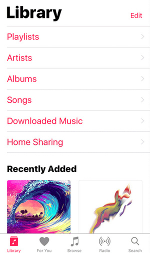 home sharing on apple music