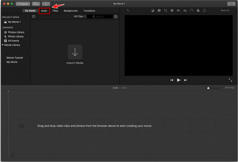 import spotify to imovie