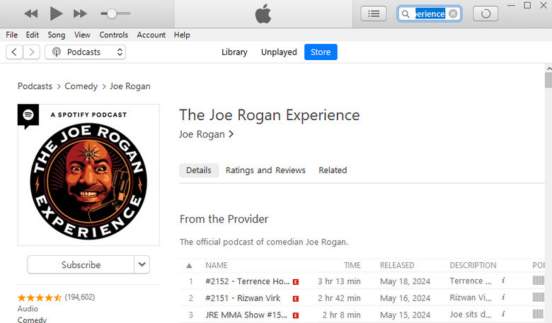 listen to Joe Rogan podcast without spotify