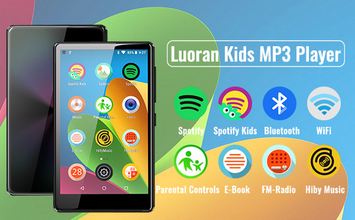 spotify on luoran mp3 player