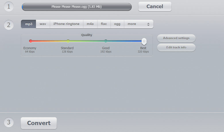 online audio converter