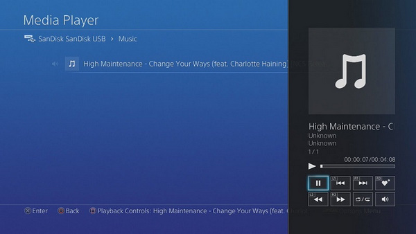 play spotify on ps4 offline