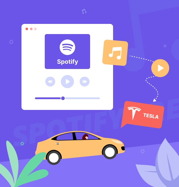 play spotify on tesla