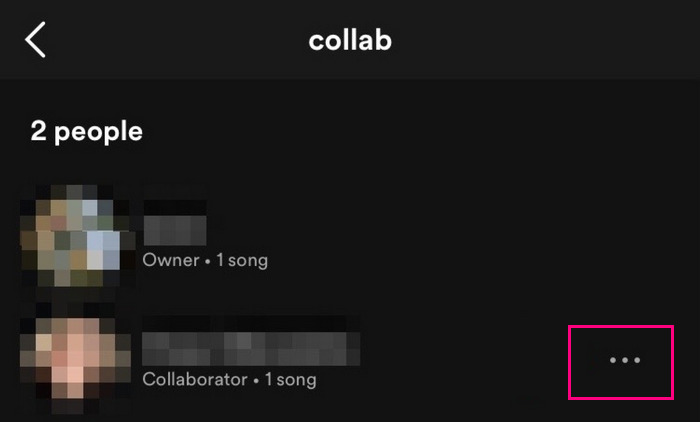 remove someone from the playlist