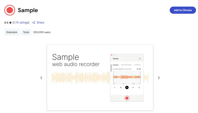 Sample Tab Audio YouTube to WAV