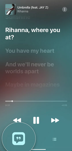 get apple music lyrics on mobile