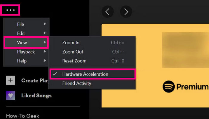 disable spotify hardware acceleration