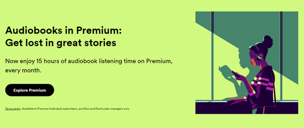 spotify premium audiobooks