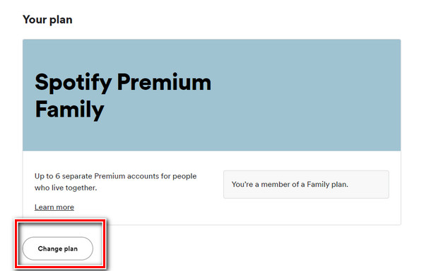 spotify premium profile