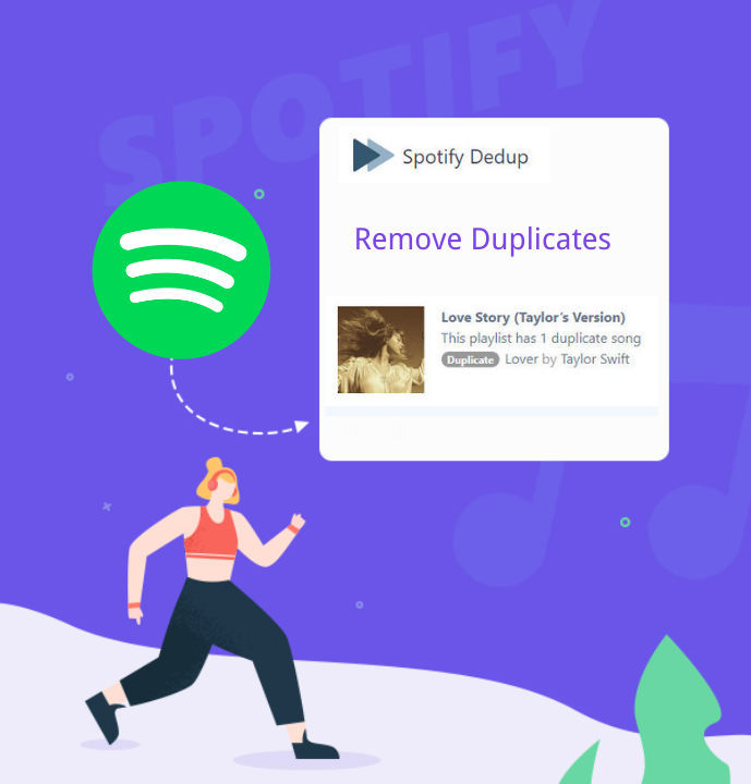 how to use spotify dedup to remove duplicates from spotify playlist