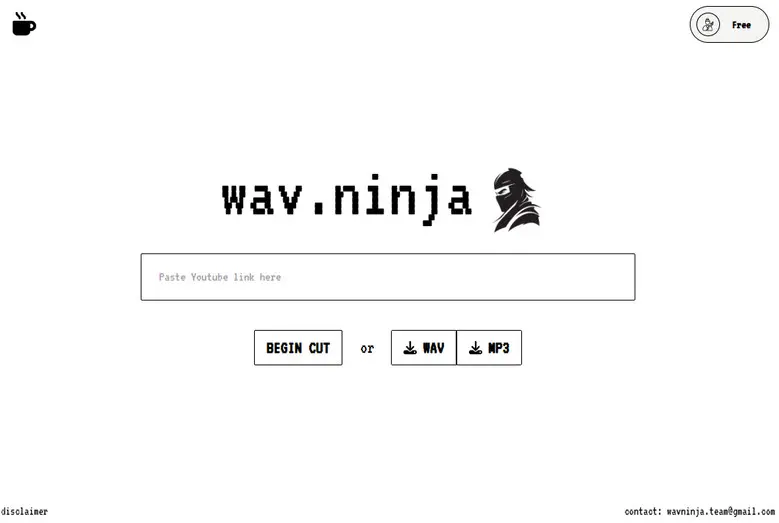 wav ninja youtube to wav