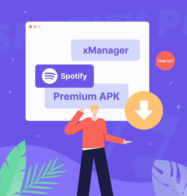 use xmanager spotify premium apk