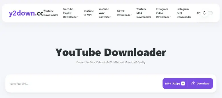 y2down youtube to wav