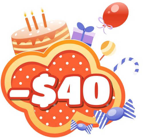 4th anniversary sale 40