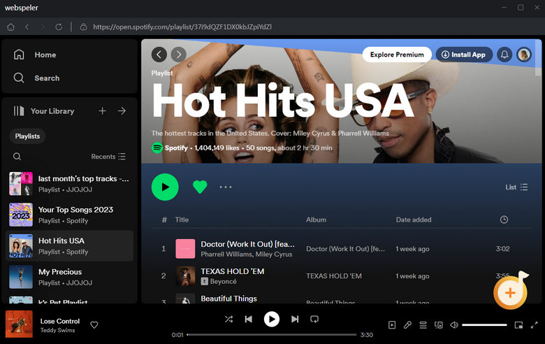 spotify-muziek toevoegen aan audifab